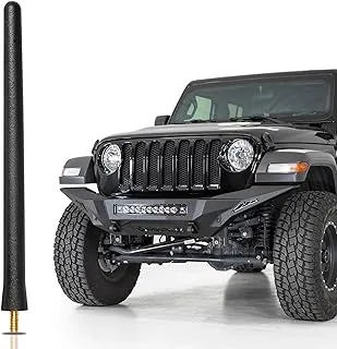 هوائي VOFONO يناسب 2007-2023 Jeep Wrangler Gladiator JL JK JT Unlimited Sport Willys Rubicon Sahara 4xe هوائي قصير لراديو AM FM، ملحقات Jeep Wrangler Gladiator