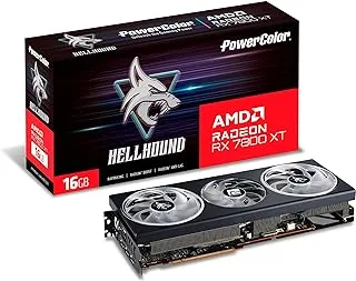 بطاقة الرسومات PowerColor Radeon RX 7800 XT Hellhound 16 جيجابايت OC GDDR6