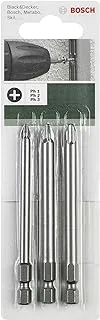 Bosch 2609255966 89mm Screwdriver Bit Set with Standard Quality (3 Pieces)