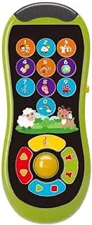 Baybee Electronic TV Remote Control Toys with Channels, Light & Sound Musical Pretend Play Baby Touch Remote Toys Preschool Kids Education Learning Toy Game for Toddler 6+ Months Boys Girls