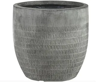 Suncoast Zembla Round Pot-Grey-EDEL-10775479