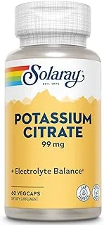 Solaray 99mg Potassium 100 Capsules