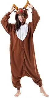 Beauty Shine Adult Unisex Animal Onesie Halloween Christmas Cosplay Plush Pajamas Costume