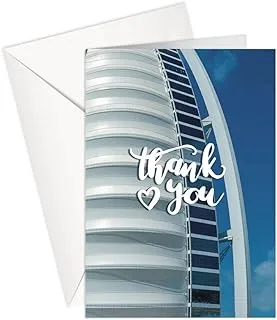 Greeting Card - Thank You | THANK YOU | BURJ AL ARAB | P188 | SharetheLove (Standard A5)