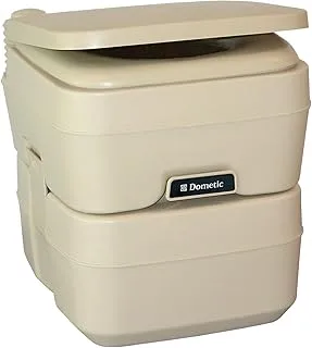 DOMETIC 301096602 5.0 Gallon Portable Toilet, Parchment