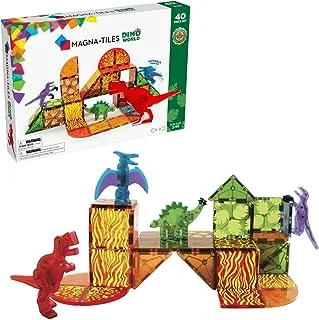 مجموعة Magna-Tiles® Dino World مكونة من 40 قطعة