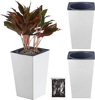 2 Pack Self Watering Planters 10.7