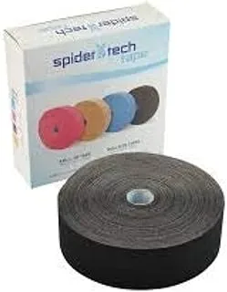 SPIDERTECH Kinesiology Tape - Bulk Professional Roll - 50mm x 31.5m, Black