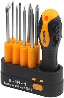 D8-1 Tool - Screw Driver 9 in 1 TOLSEN طقم مفك قلاب