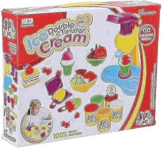 Ice Cream Double Twister Dough Toy - Multi Color