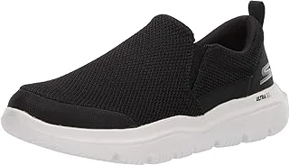 Skechers Go Walk Evolution Ultra - Impeccable Walking Shoe for men, Black/White, 39.5 EU X-Wide