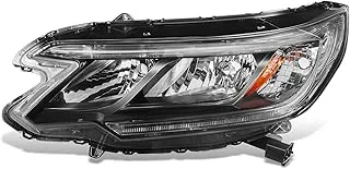 DNA MOTORING اليسار OE نمط LED DRL المصباح الأمامي متوافق مع 2015-2016 Honda CRV EX EX-L SE، OEM-HL-0200-L