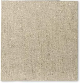 Square Stretched Burlap Canvas, 20 X 20Cm - 100% Natural Jute, Transparent Gesso Primed Blank Stretched Canvases for Oil & Acrylic Painting, Arts & Craft Projects, Wedding & Home Decoration