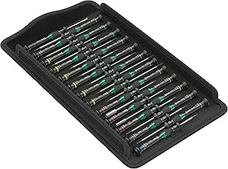 Wera - 5134000001 Kraftform Micro Big Pack 1 مجموعة مفكات براغي للتطبيقات الإلكترونية، 25 قطعة