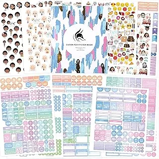 ملصقات Clever Fox Planner من Clever Fox - أكثر من 1500 إنتاجية، وميزانية، ولياقة بدنية، والأم، والطلاب، والكلاسيكية، والأرقام، وملصقات العطلات لمخططك الشهري والأسبوعي واليومي، أو التقويم أو المجلة