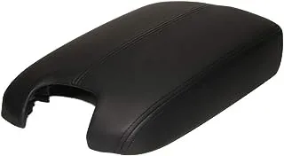 A ABIGAIL Center Console Armrest Cover for 2008 2009 2010 2011 2012 Honda Accord Auto Leather Suture Console Lid Cover Replacement (Black)