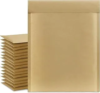 AL FAKHAMA Padded Kraft Envelopes A4 Size (25 CM x 32 CM x 4 CM FLAP/ 10x12 Inches) Kraft Bubble Mailers Self-Seal for Packaging Bags, Kraft Paper Bubble Envelopes - Pack Of 25