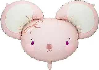 Foil balloon Mouse, 96x64 cm, light pink