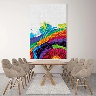 Special Rainbow, Canvas wall art painting, Multicolour, Canvas, 1 Piece, 50 x 70 cm By(BPA®)