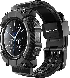 SUPCASE [سلسلة Unicorn Beetle Pro] حافظة حماية متينة مع أشرطة لساعة Galaxy Watch 3 مقاس 45 مم (إصدار 2020) - أسود