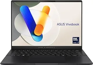 ASUS Vivobook S 14 OLED S5406MA-OLEDU911WB Intel Core Ultra 9-185H /ذاكرة الوصول العشوائي 16 جيجابايت/1 تيرابايت SSD/14 WUXGA(1920X1800)/Windows 11 Home - أسود محايد