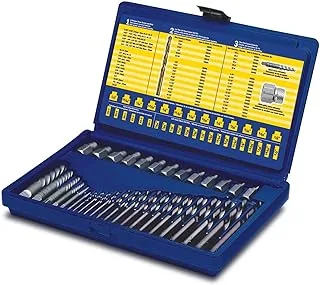 IRWIN Screw Extractor/Drill Bit Set, 35-Piece (11135ZR)