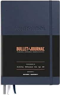 LEUCHTTURM1917 363572 Bullet Journal - الإصدار 2، دفتر ملاحظات متوسط ​​(A5)، غلاف مقوى، ورق 120 جم/م²، منقط، أزرق22