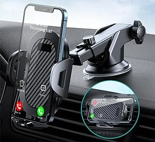 COOLBABY Car Phone Holder 360° Windshield Mobile Car Cradle Suction Phone Holder Car For Dashboard Adjustable Car Mobile Stand Smartphone Holder Car Universal Car Mount For All Mobile Phones