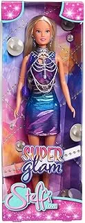 Simba Steffi Love Super Glam Doll Toy with Glitter Dress, 29 cm Size