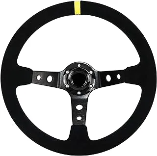 MOTAFAR Universal Racing Steering Wheel, Gaming Steering Wheel 13.6