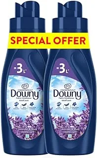 Downy Fabric Conditioner, Concentrate, Lavender & Musk Variant, Color Protection, More Softness, Longer Lasting Freshness, 1L, Equal to 3L Downy Dilute, 2 x 1 Litre