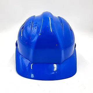 AL ARQAM Industrial Safety Helmet - Protective Construction Work Cap for Industrial & Structural Workers (Blue)