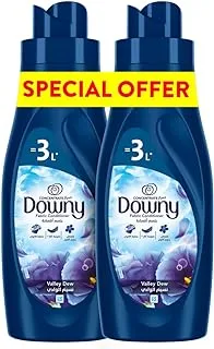 Downy Valley Dew Fabric Conditioner Value Pack, 2 x 1 Litre