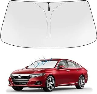 Proadsy Front Windshield Sun Shade Foldable Sunshade Protector Custom Fit Honda Accord 2023 2022 2021 2020 2019 2018(Not for 2022 Sport) Sedan, LX, EX, EX-L, Touring Accessories 2023 Upgrade