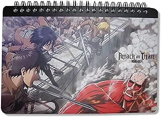 دفتر ملاحظات Great Eastern Entertainment Attack On Titan Spiral مقاس 10 بوصات