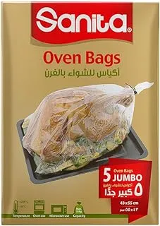 Sanita Oven Bag 5-Pieces, X-Large, 43 x 55 cm Size