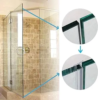 TSMST Glass Shower Door Seal Strip, 120 Inch Soft Shower Door Sweep Seal Strip to Stop Leaks for 3/8