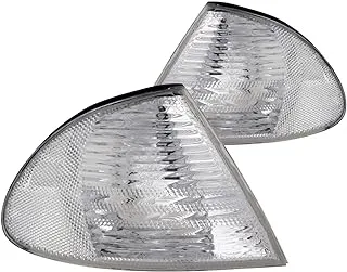 Anzo USA 521006 BMW Clear W/Amber Reflectors Cornering Light Assembly - (Sold in Pairs)