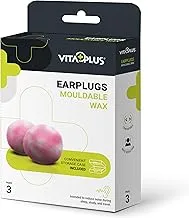 MEDINOX VP66011 EARPLUGS WAX(MOULDABLE) 3 PAIRS