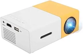 AMERTEER Mini Projector | Portable Projector for Cartoon | Kids Gift, Outdoor Movie Projector | LED Pico Video Projector for Home Theater Movie Projector