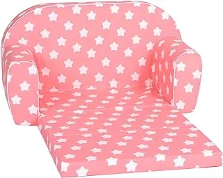 Delsit Sofa Bed Pink with Stars - Pink