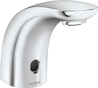 Moen CA8302 صنبور يعمل بالبطارية يعمل بالمستشعر التجاري M-Power .5 gpm، كروم، متوسط