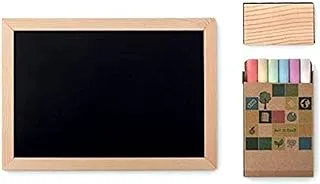 BPA® Chalkboard set including 6 pieces chalk and eraser, kid's gift