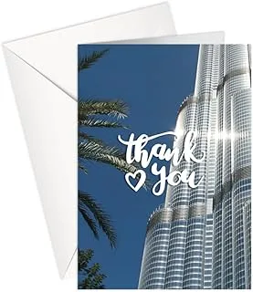 Greeting Card - Thank You | THANK YOU | BURJ KHALIFA | P190 | SharetheLove (Standard A5)