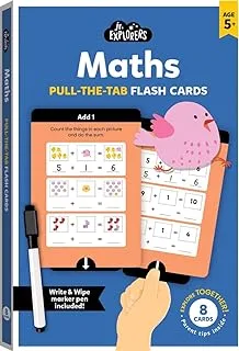 Hinkler Junior Explorers Maths Pull the Tab Flash Cards