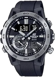 Casio Edifice Men's Watch - ECB-40P-1ADF Black Dial, Black Band