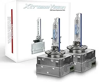 Xtremevision AC HID Xenon Replacement Bulbs - D3S / D3R / D3C - 4300K Daylight (1 Pair) (Metal Base)