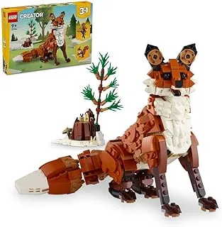 LEGO® Creator 3in1 Forest Animals: Red Fox 31154 Building Blocks Toy Set; Toys for Boys, Girls, and Kids Amazon Exclusive (667 Pieces)