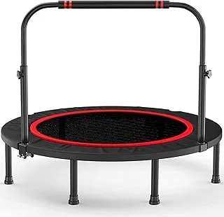 Household Folding Fitness Game Trampoline 300KG Load Capacity, Silent Convenient Storage Indoor and Outdoor Balance Training Sports Trampoline (Inch, 40, B)