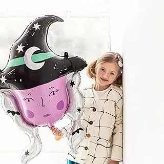 Foil balloon Witch, 73,5x101 cm, mix